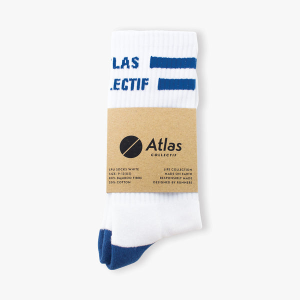 Atlas Collectif Core 2 in 1 Running Shorts - White